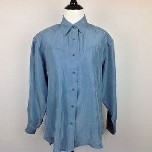 Vintage Wanted Western Shirt Womens XS Oversize